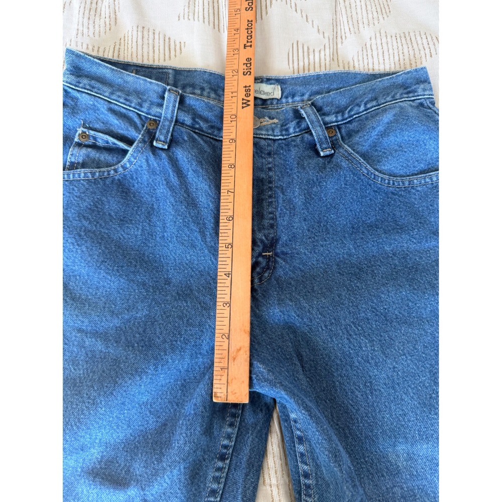 Riders by Lee Relaxed Fit Straight Leg Jeans Medium Wash Denim High Rise 30x30 - Picture 3 of 8